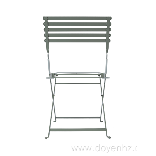 Outdoor Metal Folding Slat Chair(9Seat & 5Back)